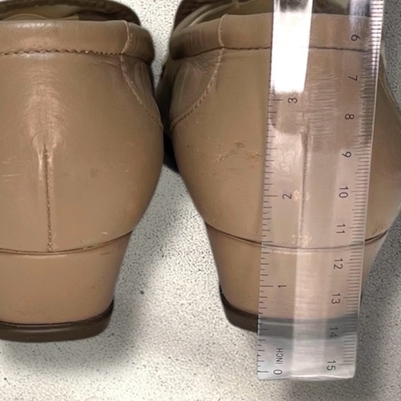 SAS Beige Leather Moc Toe Comfort Loafers Walking Shoes USA - Picture 7 of 9